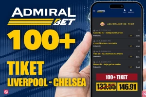 AdmiralBet 100+ tiket - Kajsedo, Nunjez i isključenje za kvotu 146,91